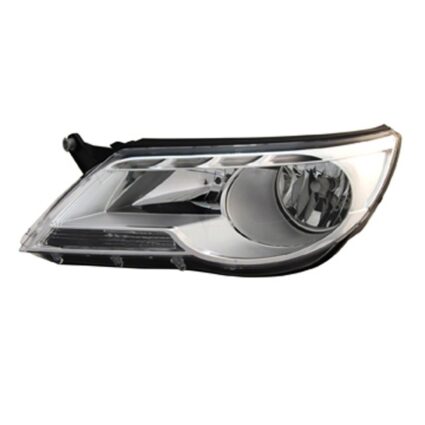 Headlight Assembly Composite Left Halogen From VIN 902501 CAPA for Volkswagen Tiguan 2009–2011