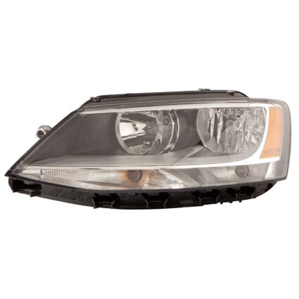 Headlight Assembly Composite Left CAPA for Volkswagen Jetta Sedan 2011–2016