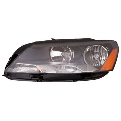 Headlight Assembly Composite Left Halogen From 2-21-11 CAPA for Volkswagen Passat 2012–2015