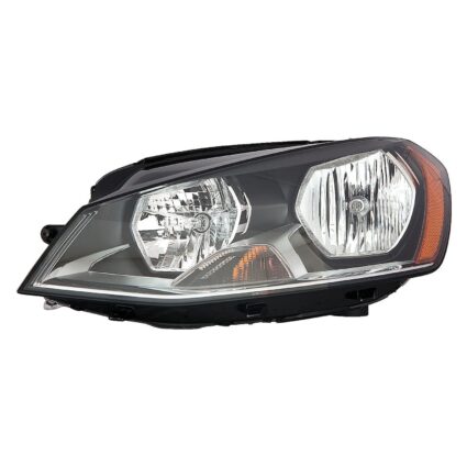 Headlight Assembly Composite Left To 6-29-14 Halogen CAPA for Volkswagen e-Golf Golf GTI