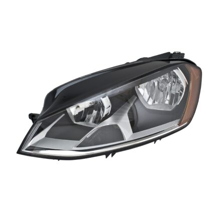 Headlight Assembly Composite Left Halogen From 6-30-14 CAPA for Volkswagen Golf GTI