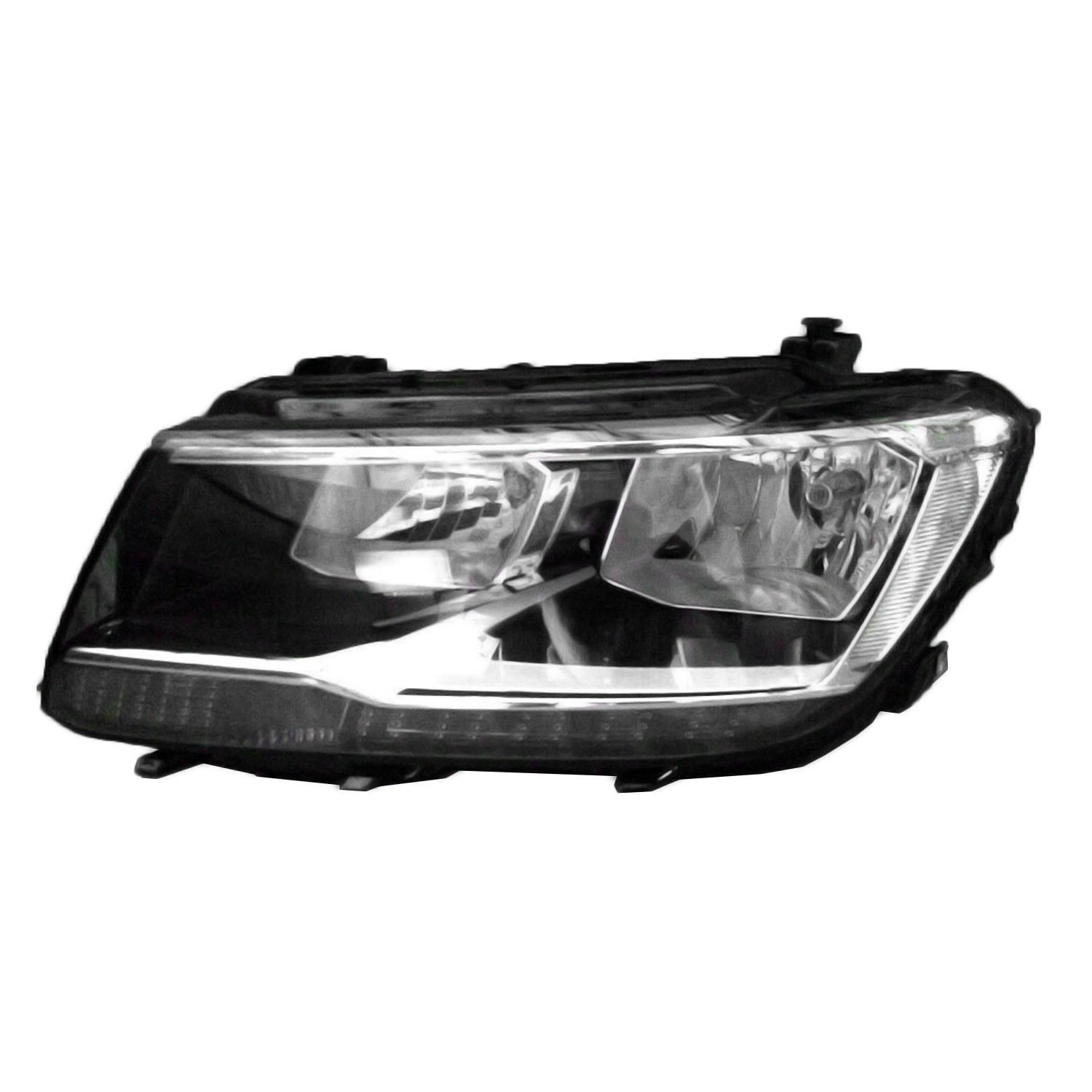Headlight Assembly Composite Left Halogen for Volkswagen Tiguan 2018–2021
