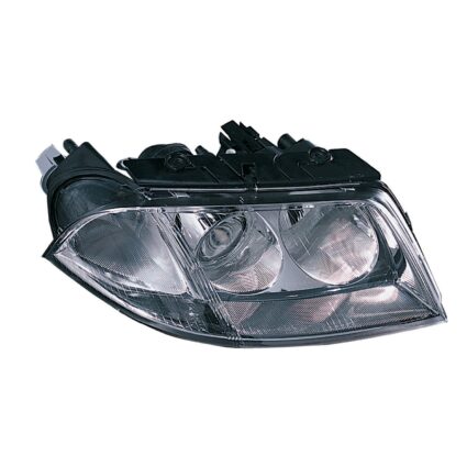 Headlight Assembly Composite Right Late Design Halogen CAPA for Volkswagen Passat 2001–2005