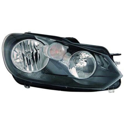 Headlight Assembly Composite Right Hella Brand CAPA for Volkswagen Golf GTI