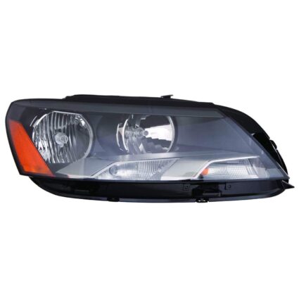 Headlight Assembly Composite Right Halogen From 2-21-11 CAPA for Volkswagen Passat 2012–2015