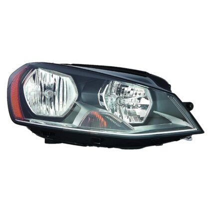 Headlight Assembly Composite Right To 6-29-14 Halogen CAPA for Volkswagen e-Golf Golf GTI
