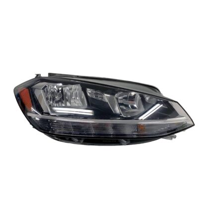 Headlight Assembly Composite Right Halogen CAPA for Volkswagen Golf Golf Alltrack Golf SportWagen GTI