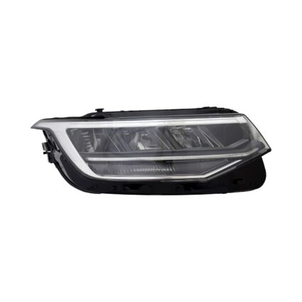 Headlight Assembly Composite Right LED w/o Dynamic Cornering Lamps CAPA for Volkswagen Tiguan 2022–2024
