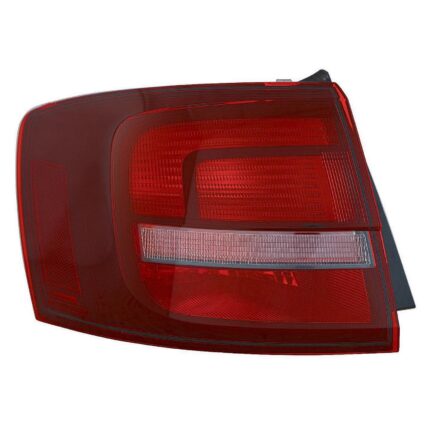 Tail Light Assembly Left Outer w/o LED w/Rear Fog Lamp for Volkswagen Jetta Sedan 2011–2018