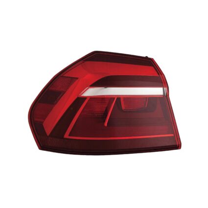 Tail Light Assembly Left Outer Bulb Type From 7-4-16 Tinted CAPA for Volkswagen Passat 2017–2019