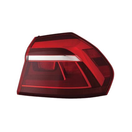 Tail Light Assembly Right Outer Bulb Type From 7-4-16 Tinted CAPA for Volkswagen Passat 2017–2019