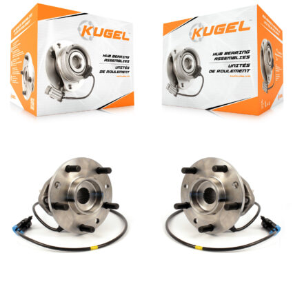 Front Wheel Bearing And Hub Assembly Pair For Chevrolet GMC Blazer S10 Jimmy Sonoma Isuzu K70-100257
