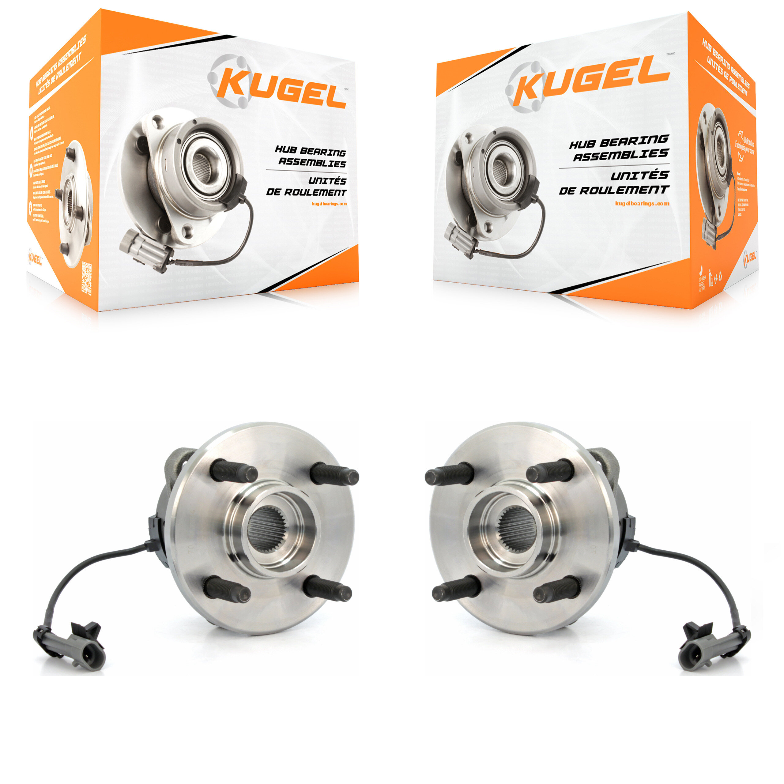 Front Wheel Bearing Hub Assembly Pair For Chevrolet Cobalt Pontiac G5 Saturn Ion Pursuit K70-100282