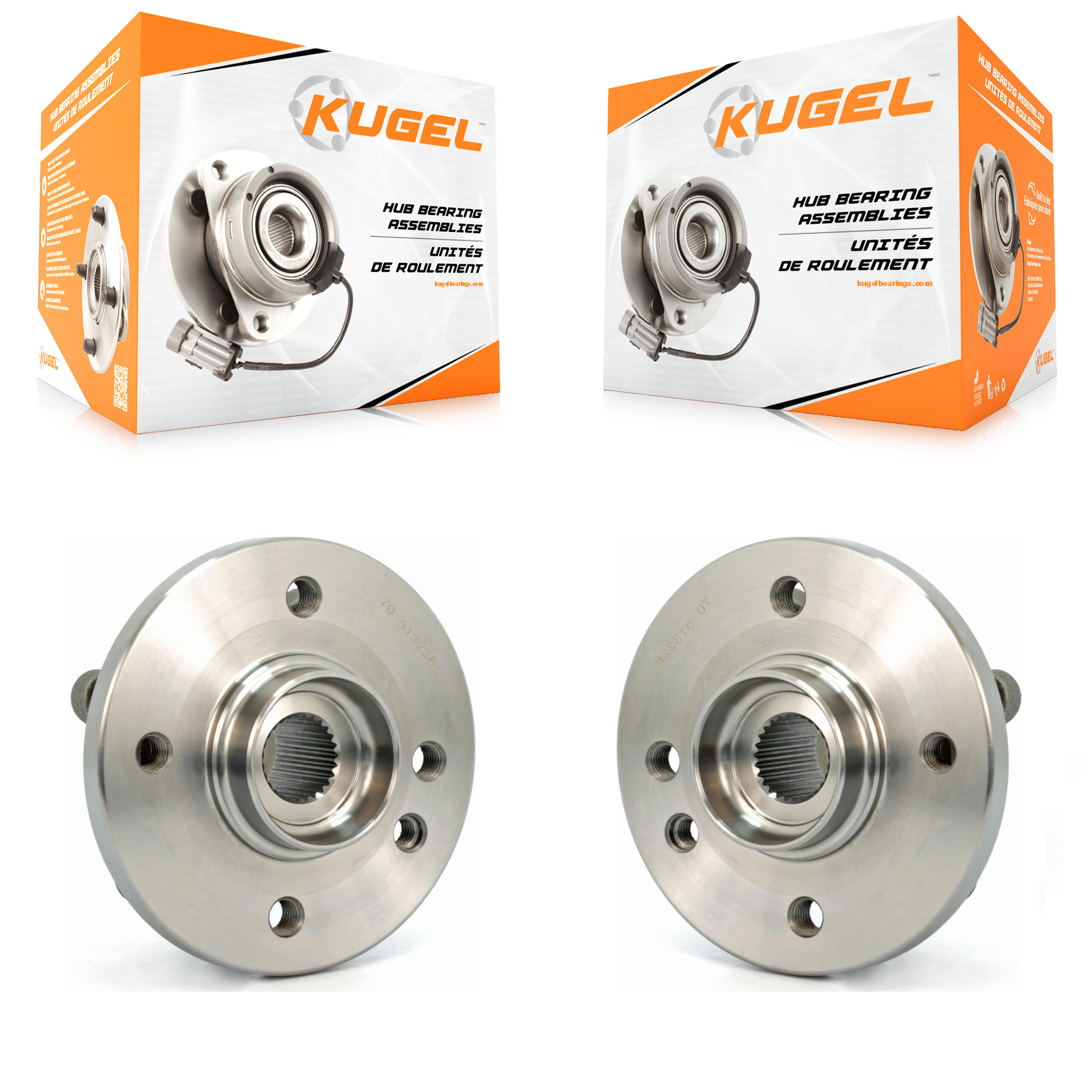 Front Wheel Bearing And Hub Assembly Pair For Mini Cooper K70-100298