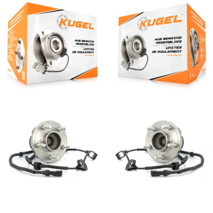 Front Wheel Bearing & Hub Assembly Pair For Ford Crown Victoria Lincoln Town Car Mercury K70-100301