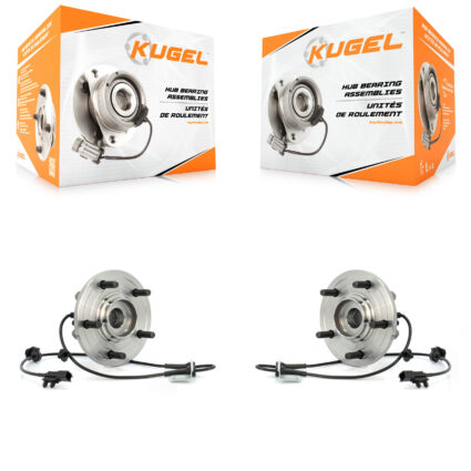 Front Wheel Bearing And Hub Assembly Pair For 2007-2008 Chrysler Pacifica K70-100316
