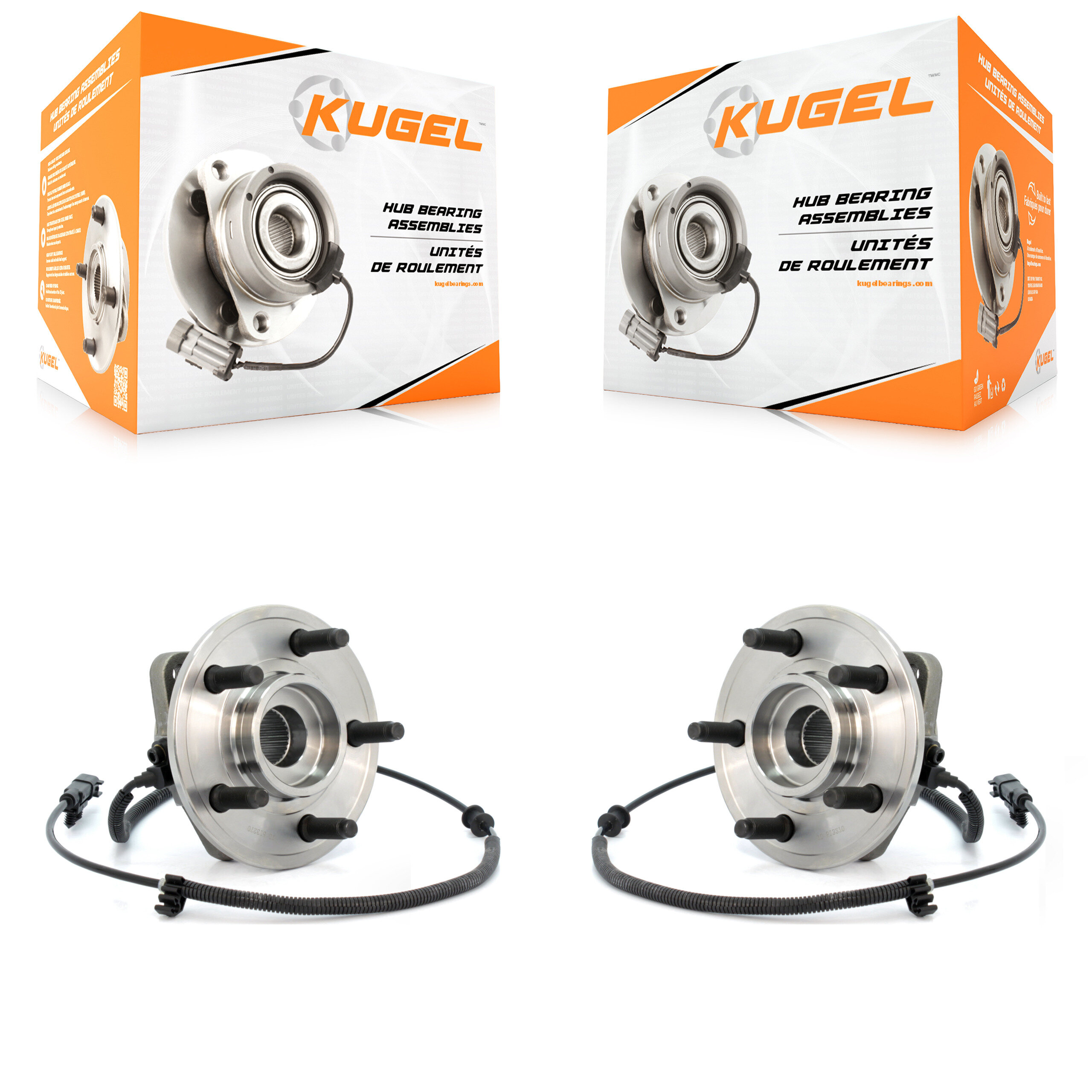 Front Wheel Bearing And Hub Assembly Pair For Jeep Liberty Dodge Nitro K70-100324