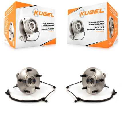 Front Wheel Bearing And Hub Assembly Pair For 2007-2010 Jeep Wrangler K70-100326