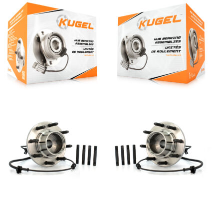 Front Wheel Bearing And Hub Assembly Pair For Ford F-350 Super Duty F-250 Excursion K70-100380