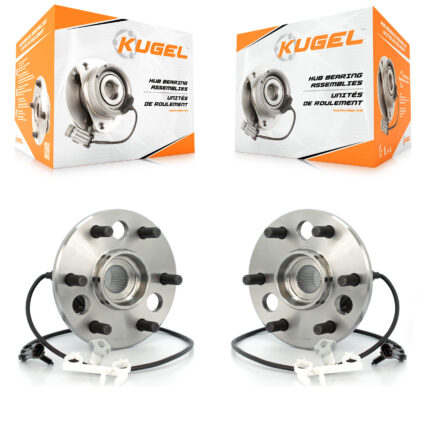 Front Wheel Bearing Hub Assembly Pair For K1500 Chevrolet GMC K2500 Tahoe Yukon Suburban K70-100382
