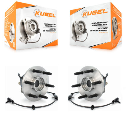 Front Wheel Bearing & Hub Assembly Pair For Chevrolet GMC Silverado 1500 Sierra Avalanche K70-100390