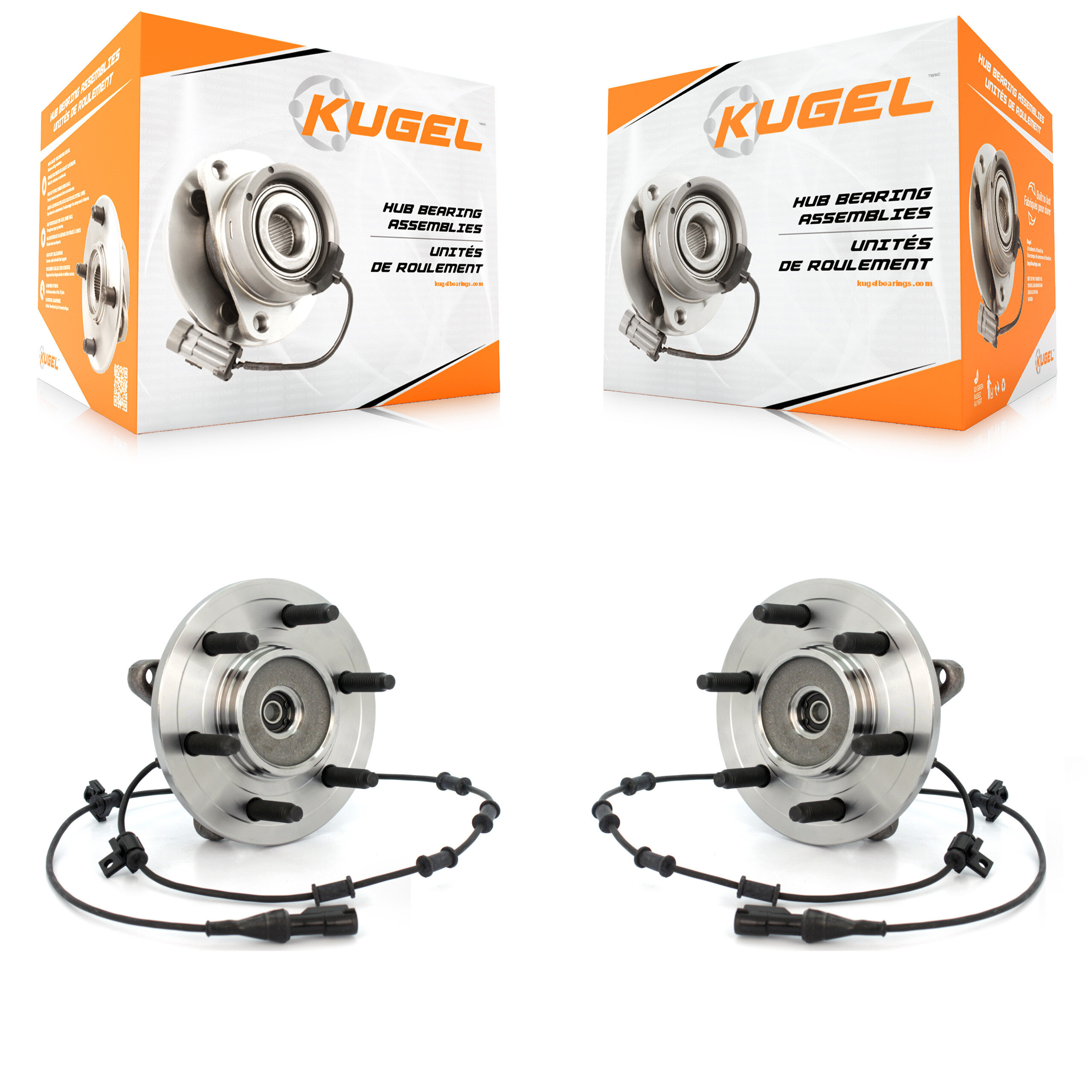 Front Wheel Bearing And Hub Assembly Pair For Ford Expedition Lincoln Navigator K70-100394