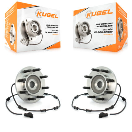 Front Wheel Bearing And Hub Assembly Pair For 2003-2005 Dodge Ram 2500 3500 4WD K70-100406