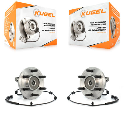 Front Wheel Bearing And Hub Assembly Pair For Ford F-150 Lincoln Mark LT K70-100415