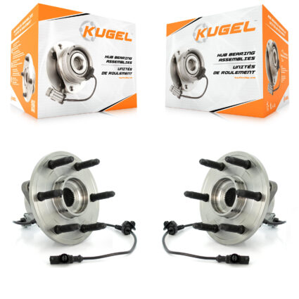 Front Wheel Bearing & Hub Assembly Pair For Chevrolet GMC Sierra 1500 Silverado Avalanche K70-100428