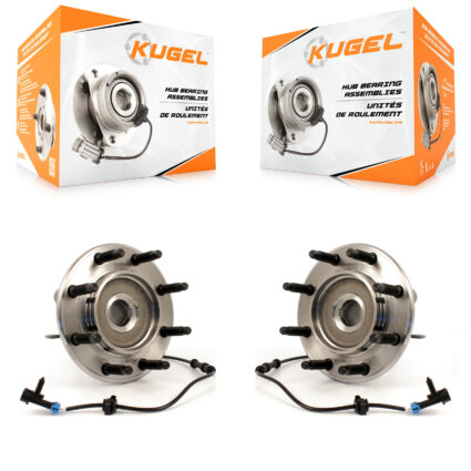 Front Wheel Bearing Hub Assembly Pair For Chevrolet GMC Sierra 2500 HD Silverado 3500 XL K70-100430