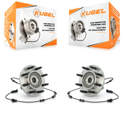 Front Wheel Bearing Hub Assembly Pair For Dodge Ram 1500 3500 2500 With 8 Lug Wheels 4WD K70-100432