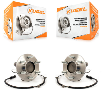 Front Wheel Bearing And Hub Assembly Pair For 2009-2010 Ford F-150 RWD K70-100436