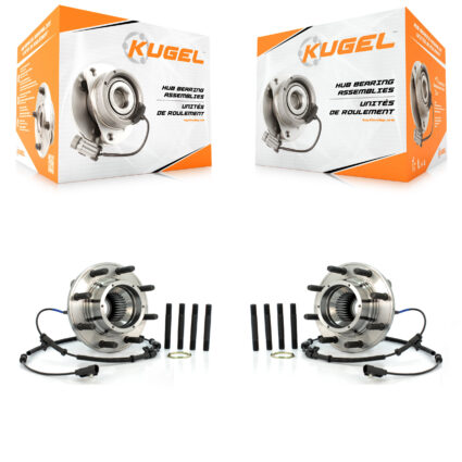 Front Wheel Bearing And Hub Assembly Pair For Ford F-350 Super Duty F-250 4WD K70-100446