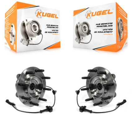 Front Wheel Bearing Hub Assembly Pair For GMC Chevrolet Sierra 2500 HD Silverado 3500 4WD K70-100450