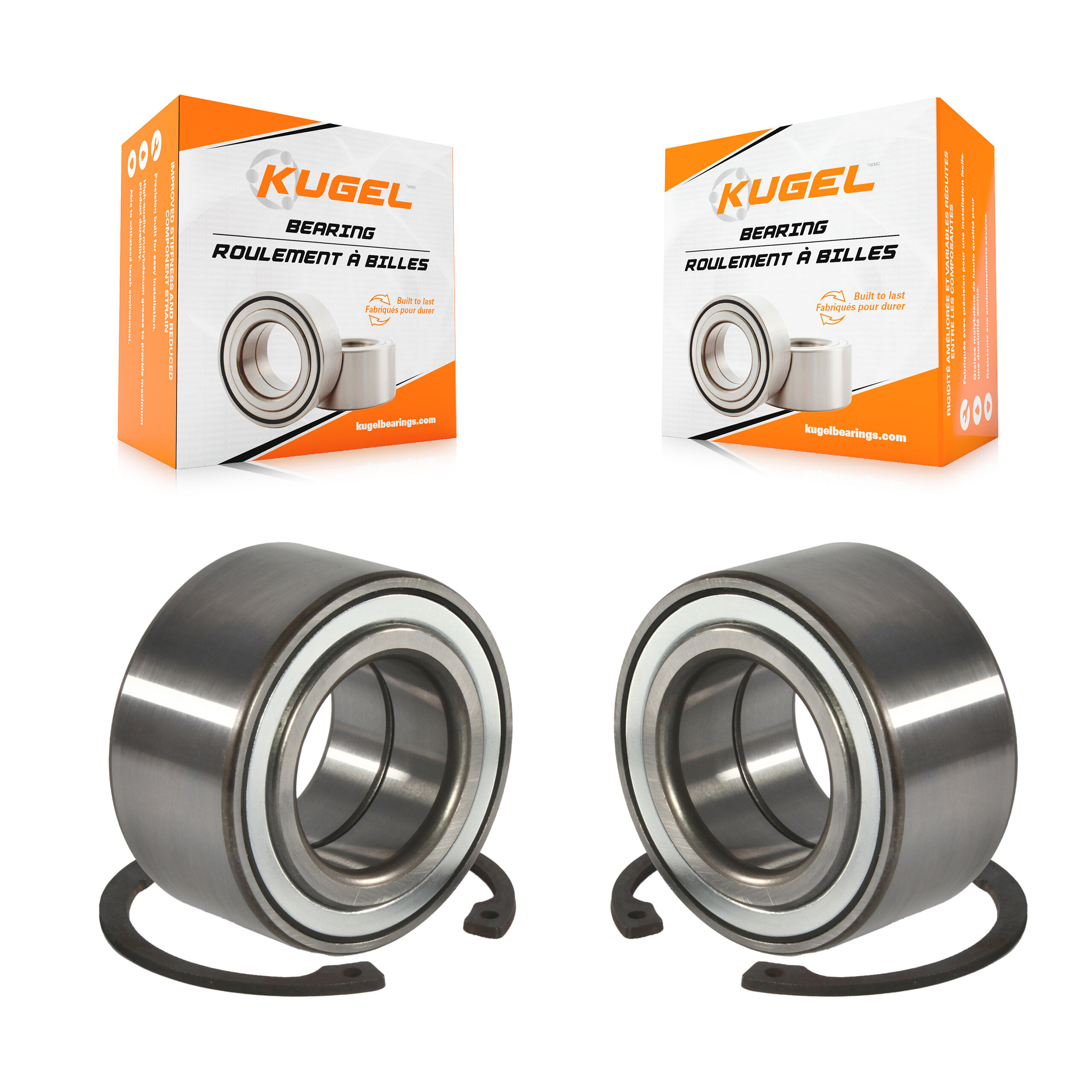 Front Wheel Bearing Pair For Honda Civic Acura EL Integra del Sol K70-100496