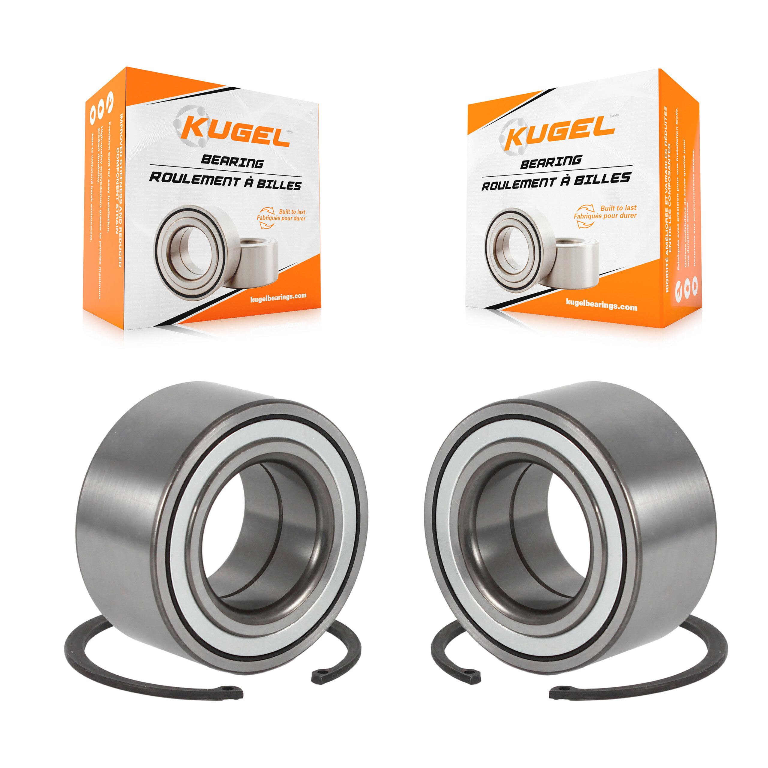 Front Wheel Bearing Pair For 2002-2007 Suzuki Aerio K70-100515
