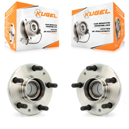 Rear Wheel Bearing & Hub Assembly Pair For Ford Fusion Mazda 6 Lincoln MKZ Zephyr Mercury K70-100627