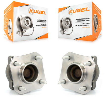 Rear Wheel Bearing And Hub Assembly Pair For 2007-2012 Nissan Sentra 2.0L with Non-ABS K70-100703