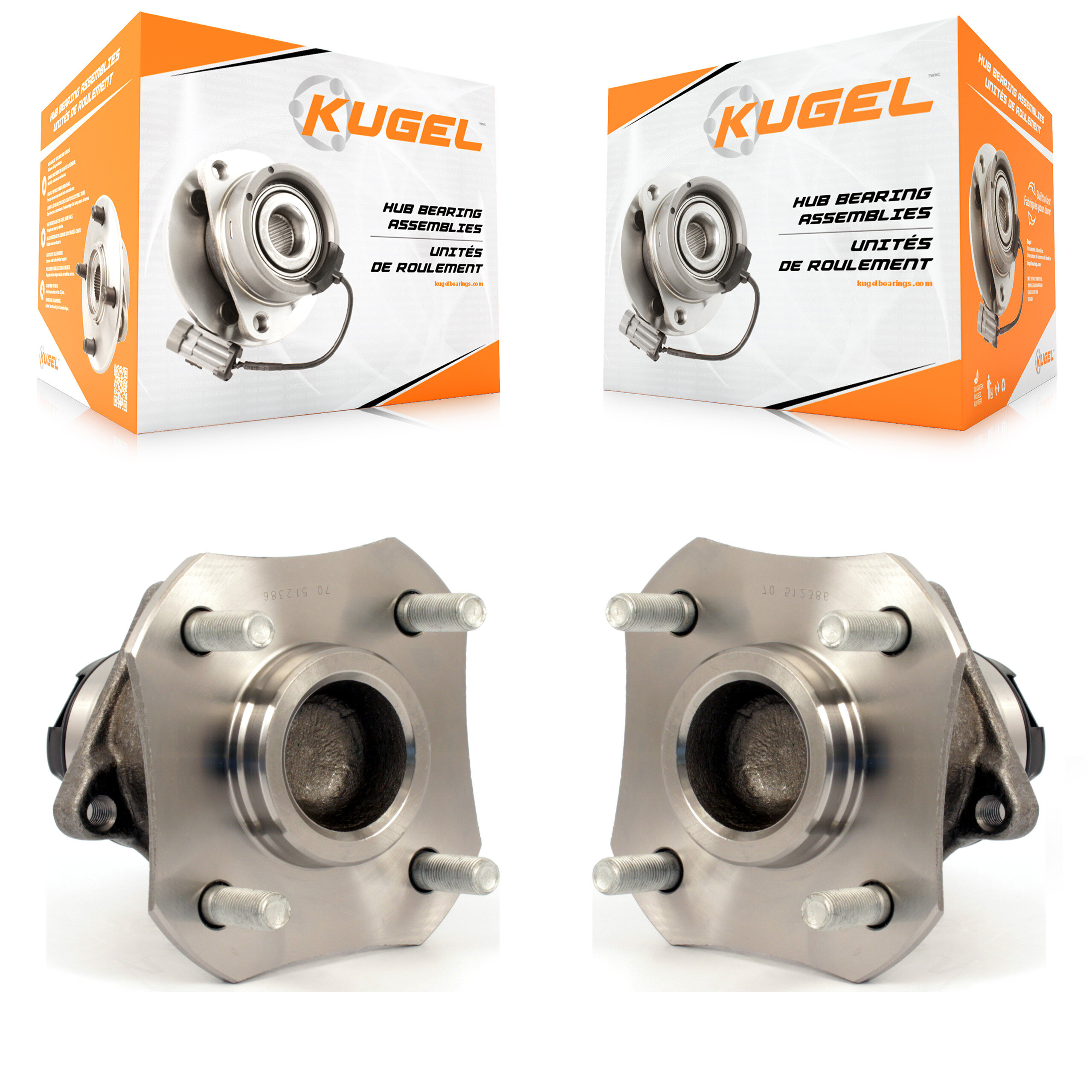 Rear Wheel Bearing And Hub Assembly Pair For Nissan Versa K70-100704
