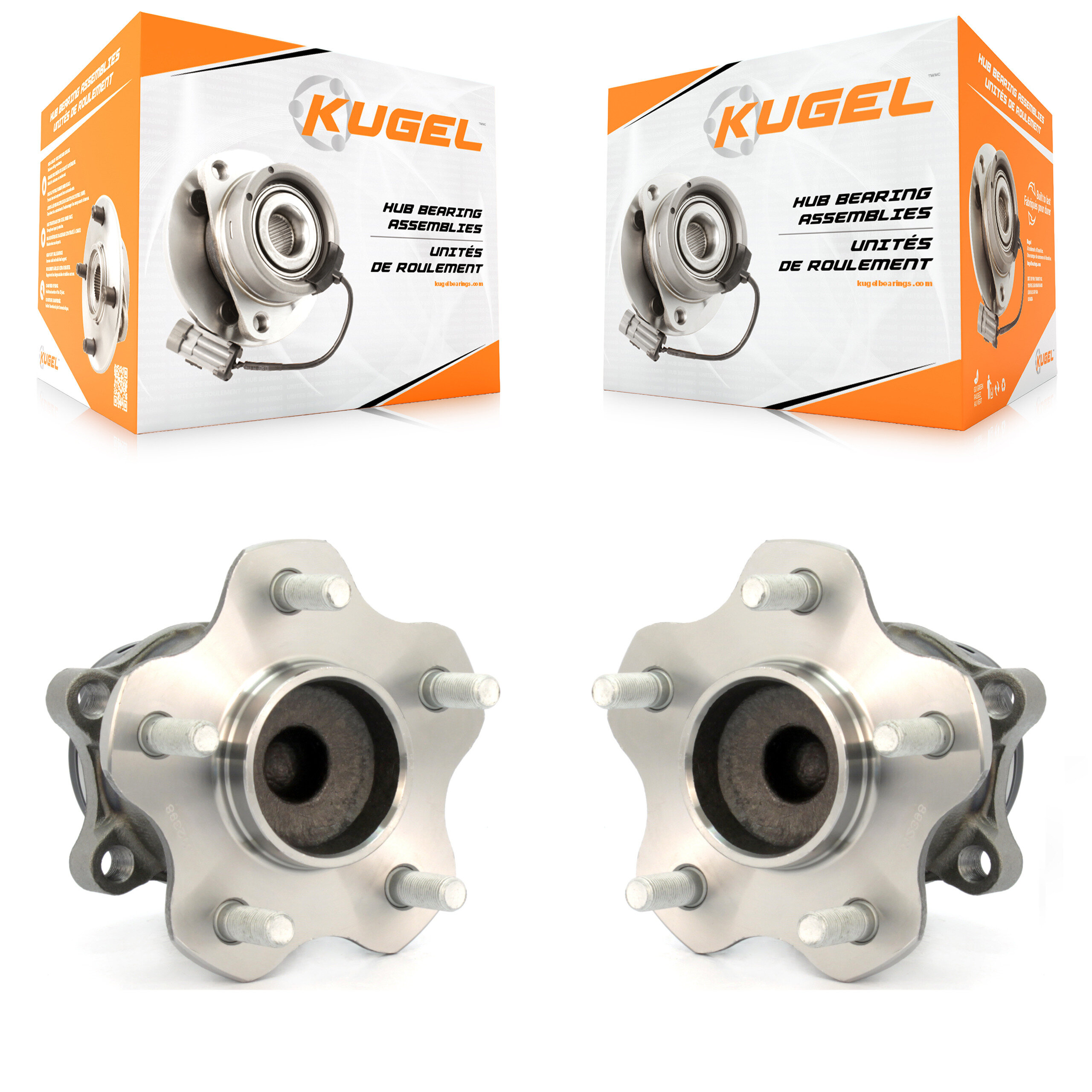 Rear Wheel Bearing And Hub Assembly Pair For Nissan Rogue Select FWD K70-100710