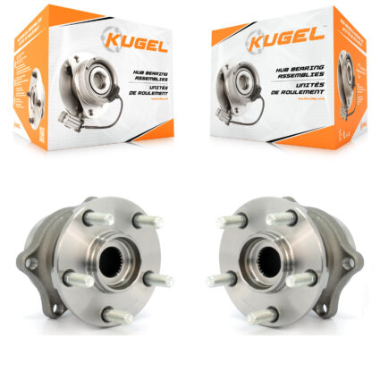 Rear Wheel Bearing Hub Assembly Pair For Subaru Crosstrek Impreza Forester Outback Legacy K70-100711