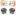 Rear Wheel Bearing And Hub Assembly Pair For Subaru Impreza WRX STI K70-100712