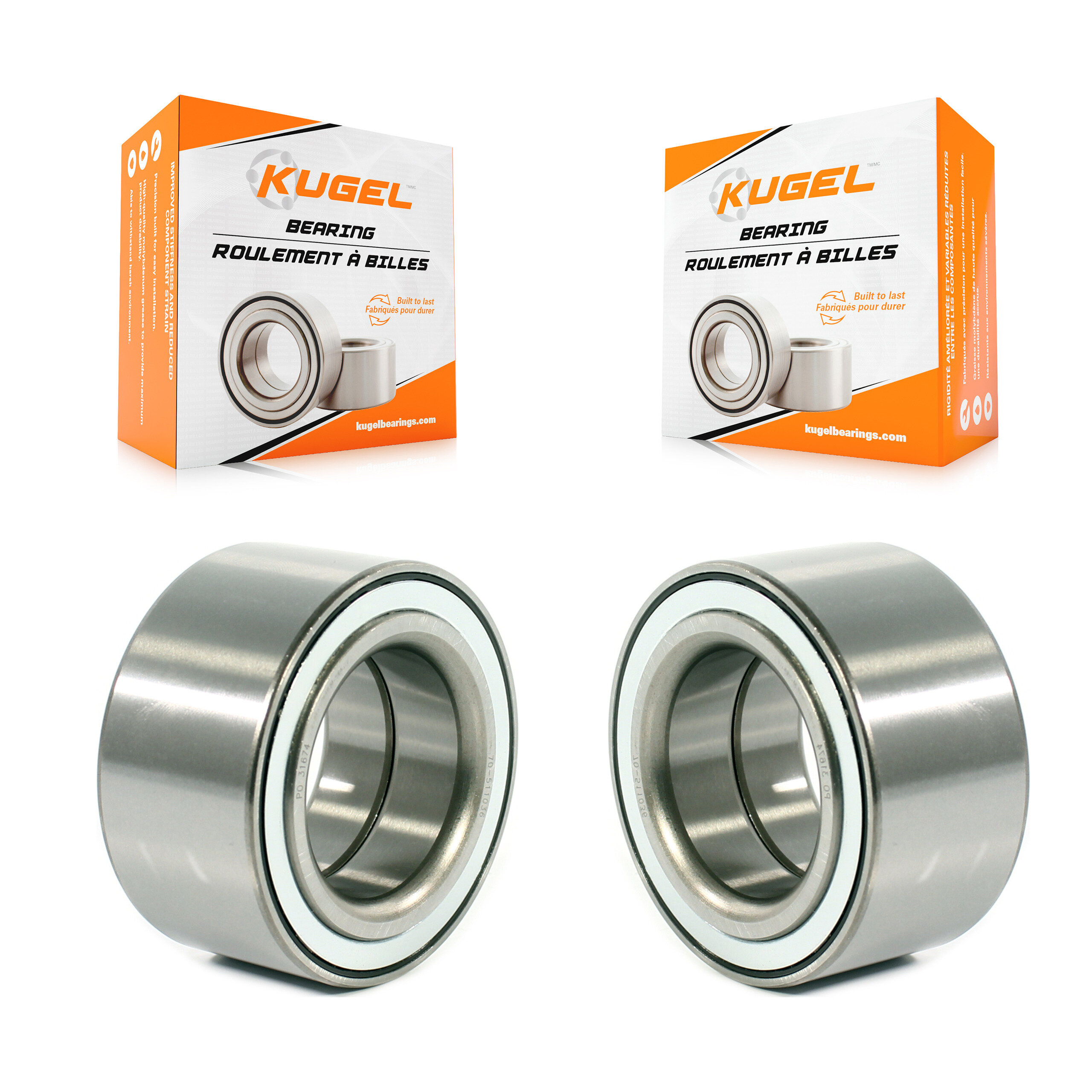 Rear Wheel Bearing Pair For 2003-2006 Acura MDX K70-101069