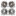 Front Rear Wheel Bearing Kit For 2006-2007 Mazda 6 Mazdaspeed K70-101138