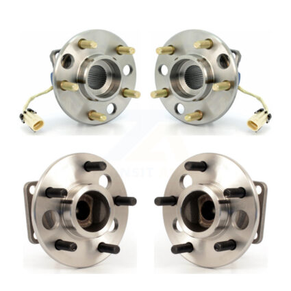 Front Rear Wheel Bearing & Hub Assembly Kit For Oldsmobile Cutlass Ciera Chevrolet Lumina K70-101164