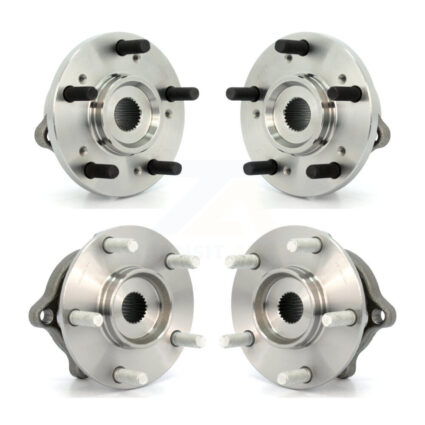 Front Rear Wheel Bearing & Hub Assembly Kit For Mitsubishi Endeavor AWD K70-101215