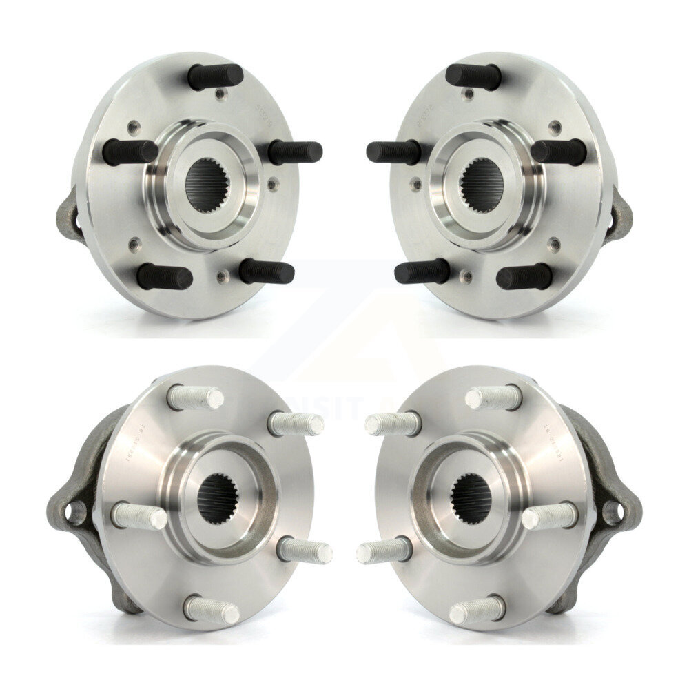 Front Rear Wheel Bearing & Hub Assembly Kit For Mitsubishi Endeavor AWD K70-101215