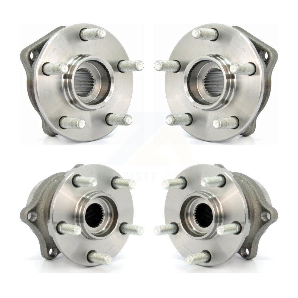 Front Rear Wheel Bearing Hub Assembly Kit For Subaru Impreza Forester Outback Legacy WRX K70-101217