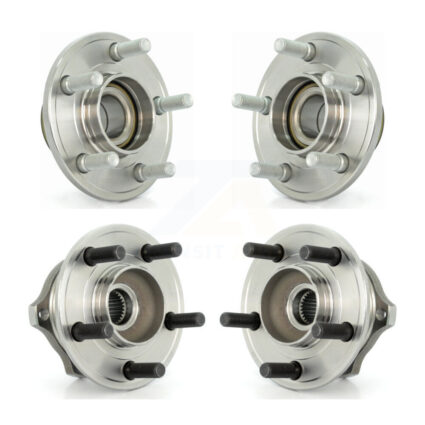 Front Rear Wheel Bearing & Hub Assembly Kit For Chrysler 300 Dodge Charger Magnum K70-101222
