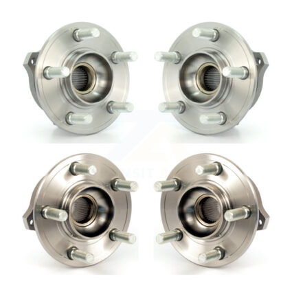 Front Rear Wheel Bearing & Hub Assembly Kit For Chrysler 300 Dodge Charger AWD K70-101225